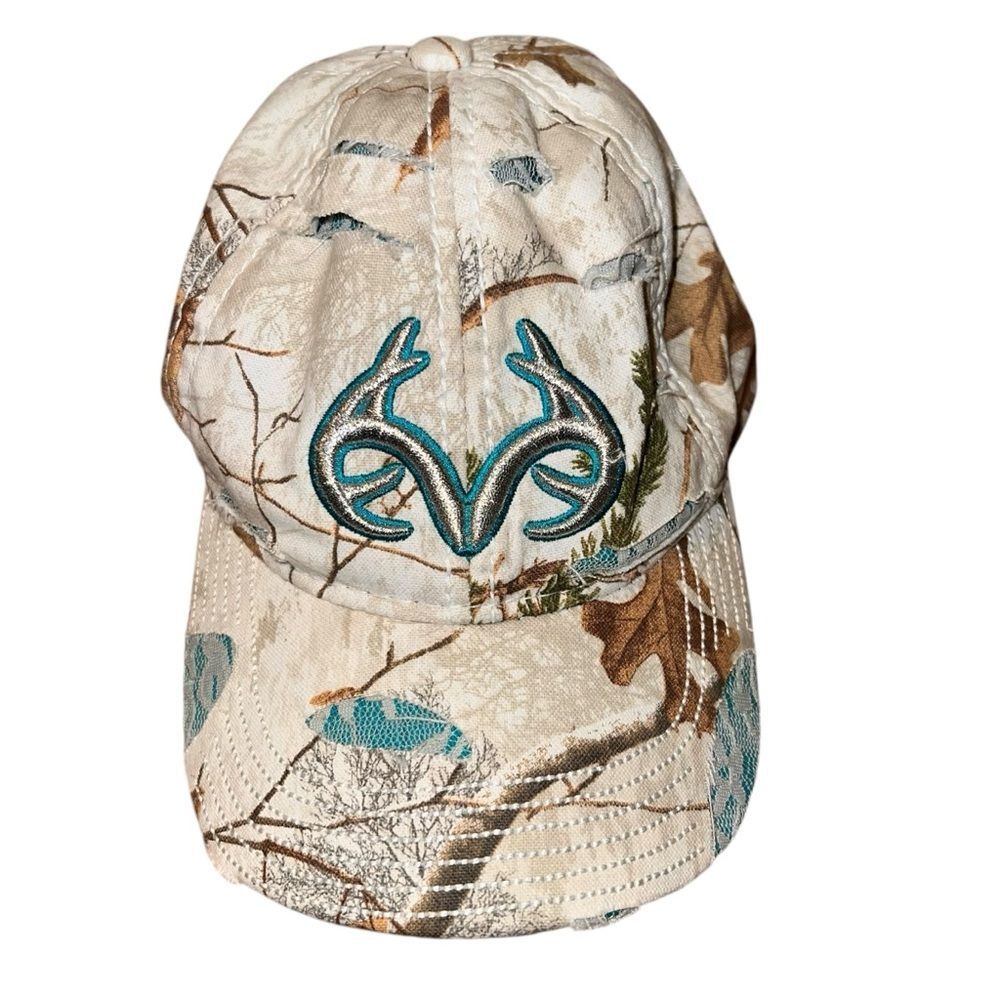RealTree XTra Colors Camouflage Distressed Baseball Hat One Size Hunting Country